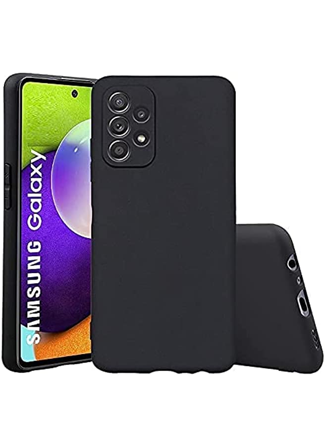 IAF Case for Samsung Galaxy M32 5G Case Cover Black Slim Fit for Soft TPU Back Cover Flexible Silicone Cover Matte Black for Samsung Galaxy M32 5G