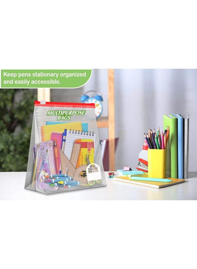 Shalimar Zip 'N' Slider Bag Size Large (30.5 CM X 35 CM) Zip Lock/Vegetable/Fridge/MultiPurpose Storage Bag Pack of - 3 (45 Bags) Reusable and Reclosable with Slider Lock - Image 4