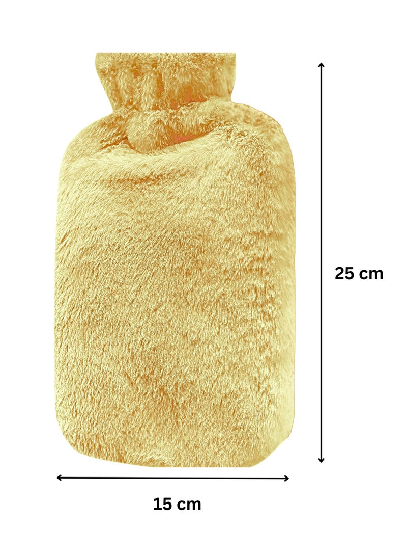 Mini Hot Rubber Water Bag with Protection Cloth Cover - packaging may vary - Image 2