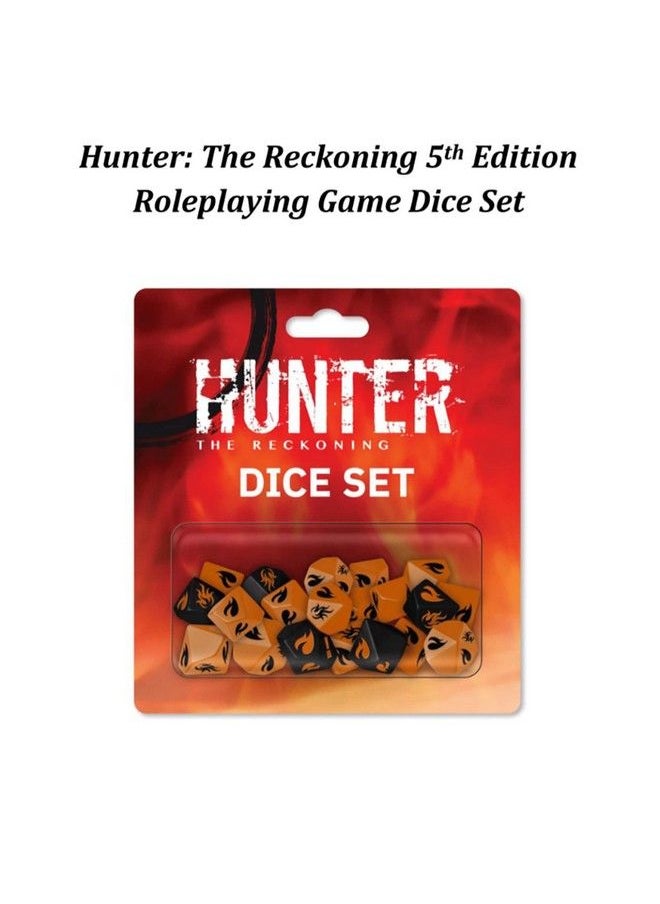 Hunter: The Reckoning 5Th Edition Roleplaying Game Dice Set Accessory To The Reckoning Rpg