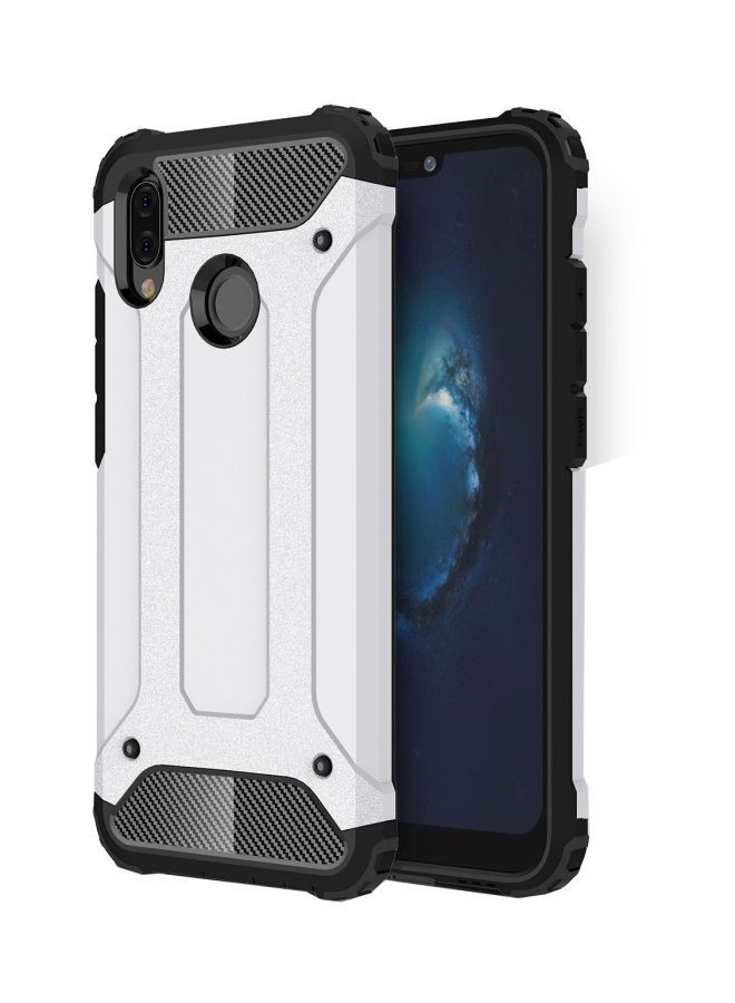 NIBEMINENT Armor Case Cover For Huawei P20 Lite White