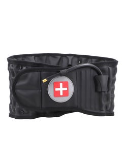 Cross-border spot inflatable waist protection lumbar traction waist protection fixed belt correction health inflatable pressure waist protection men and womenBlack + silver pump Black + silver pump
