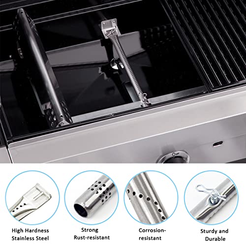 FORYEYC Grill Replacement Parts for Charbroil Performance 6 Burner 463244819 463238218 463276517 463276617, G470-5200-W1 Burner G470-0004-W1A Heat Plate for 5 Burner 463347519, 4 Burner 463347017 463342119 - Image 3