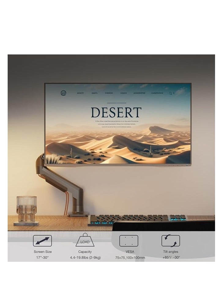 NB NB North Bayou Ergonomic Desktop Mount for 17" to 30" Monitors NB-F80 - Image 5