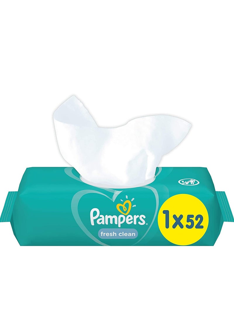 Pampers Fresh Clean Baby 12x52 (624) Wipes  - Image 3