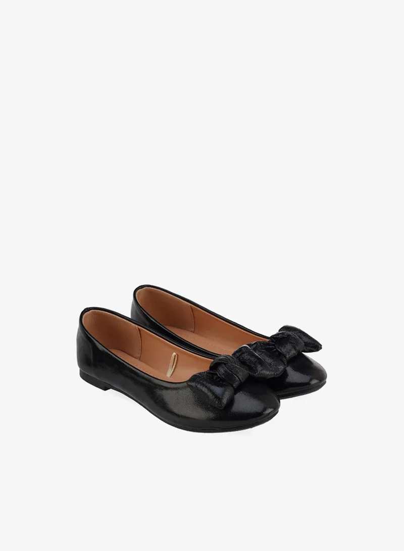 Flora Bella By Shoexpress Flora Bella Girls Bow Accent Ballerina Shoes
