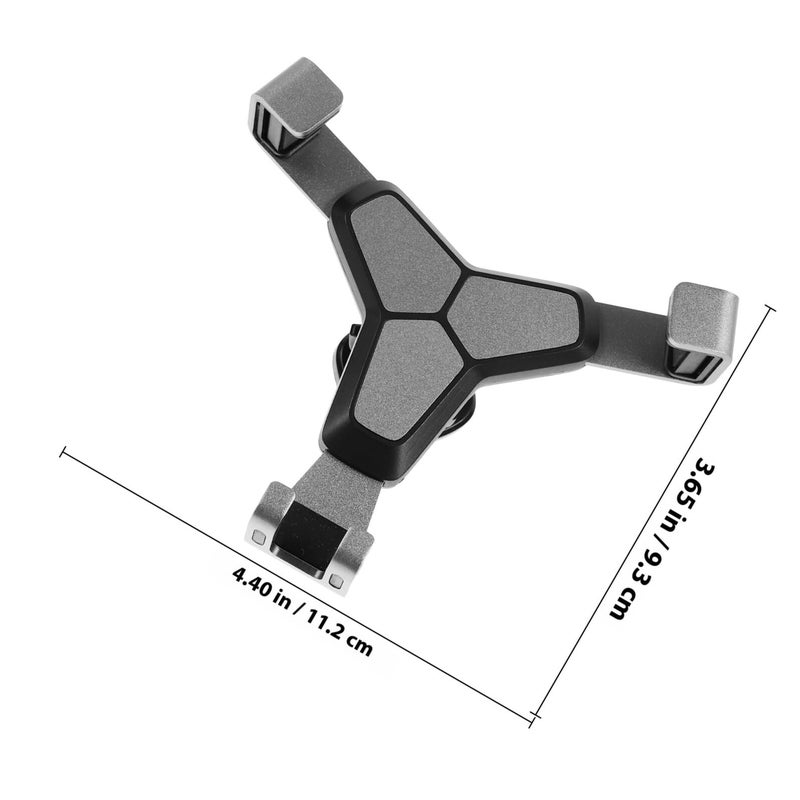 Universal Car Air Vent Phone Holder Gray 360 Rotation Clip Mount Stand - Image 3