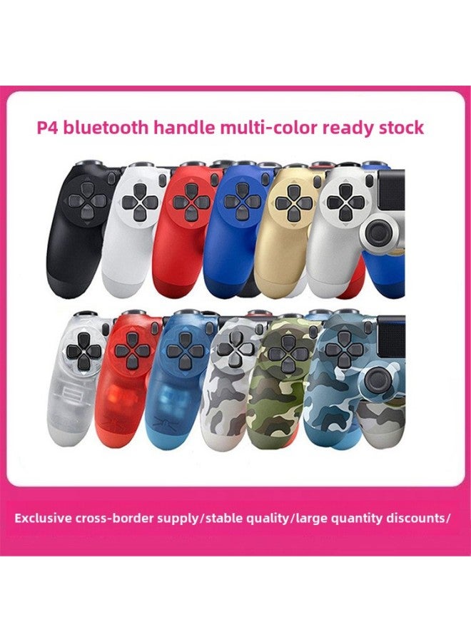 P4 Wireless Handle Snowflake Button Gamepad Quality Stable Dual-shock Gyroscope P4 Bluetooth Gamepad-Product Color:Red Camouflage  - Image 2