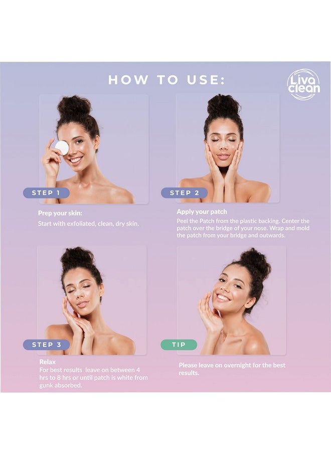 LivaClean - Ivaclean 48 Ct 24 Hydrocolloid Nose Strips & 24 Pimple Patches Overnight Zits Pore Strip Nose Hydrocolloid Patch For Oil Face Large Nose Pimple Patch Acne Nose Patch Hydrocolloid - Image 1