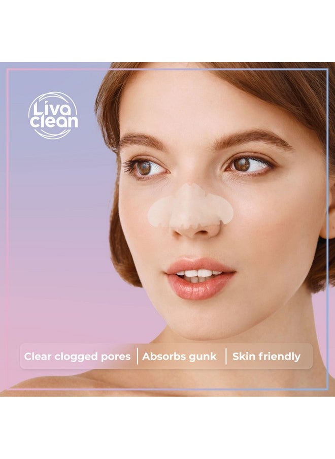 LivaClean - Ivaclean 48 Ct 24 Hydrocolloid Nose Strips & 24 Pimple Patches Overnight Zits Pore Strip Nose Hydrocolloid Patch For Oil Face Large Nose Pimple Patch Acne Nose Patch Hydrocolloid - Image 1