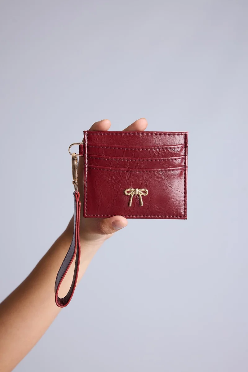Defacto  Woman Faux Leather Business Card Wallet for Women | Best Price UAE