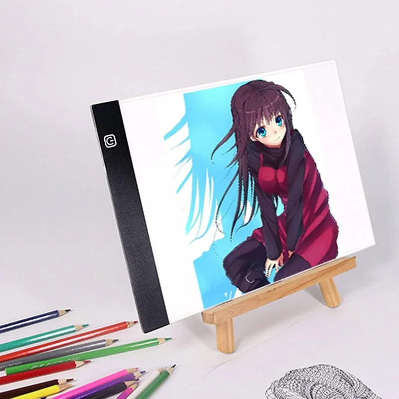 Valkyrie Mddg LED Lighted A4 Size Drawing Copying Sketching Ultra Thin Animation Drawing Tablet