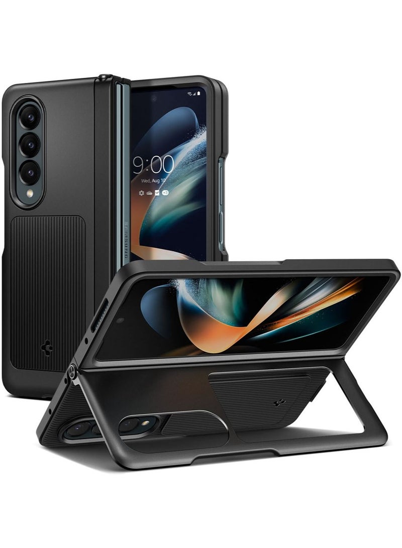 Spigen Neo Hybrid S for Samsung Galaxy Z Fold 4 Case Cover with Kickstand - Black - Image 1