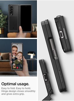Spigen Neo Hybrid S for Samsung Galaxy Z Fold 4 Case Cover with Kickstand - Black  - Image 5