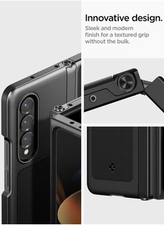 Spigen Neo Hybrid S for Samsung Galaxy Z Fold 4 Case Cover with Kickstand - Black  - Image 4
