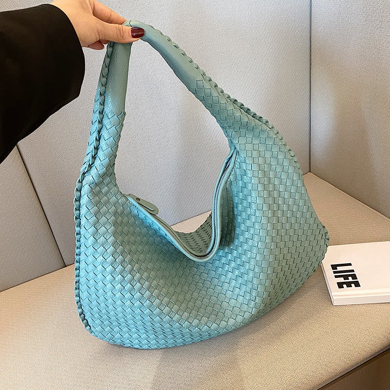 Bags Woven Bags Women'S Bags Shoulder Underarm Bags Niche Textured Handbags Commuter Bags Casual Versatile - Image 3