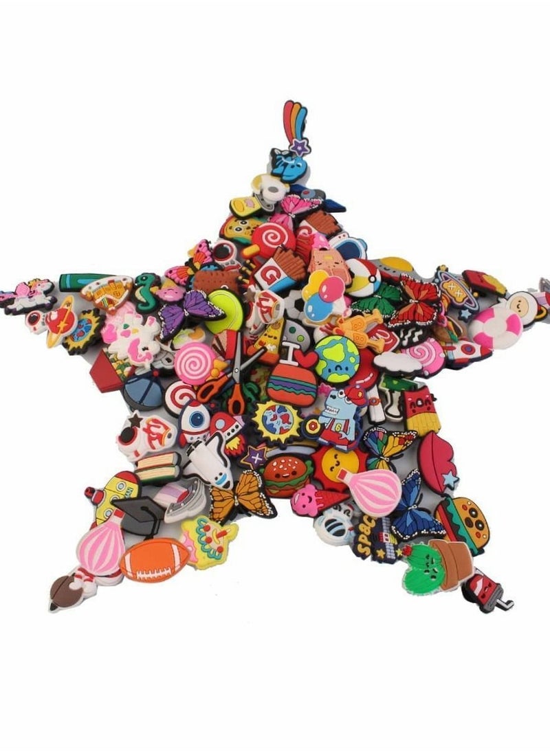 Y&D Crocs Shoe Decoration Charms, Random Different Charm for Hole Buckle Party Favors ​Mini Bracelet Wristband Men Women Kid 50 Pcs  - Image 1
