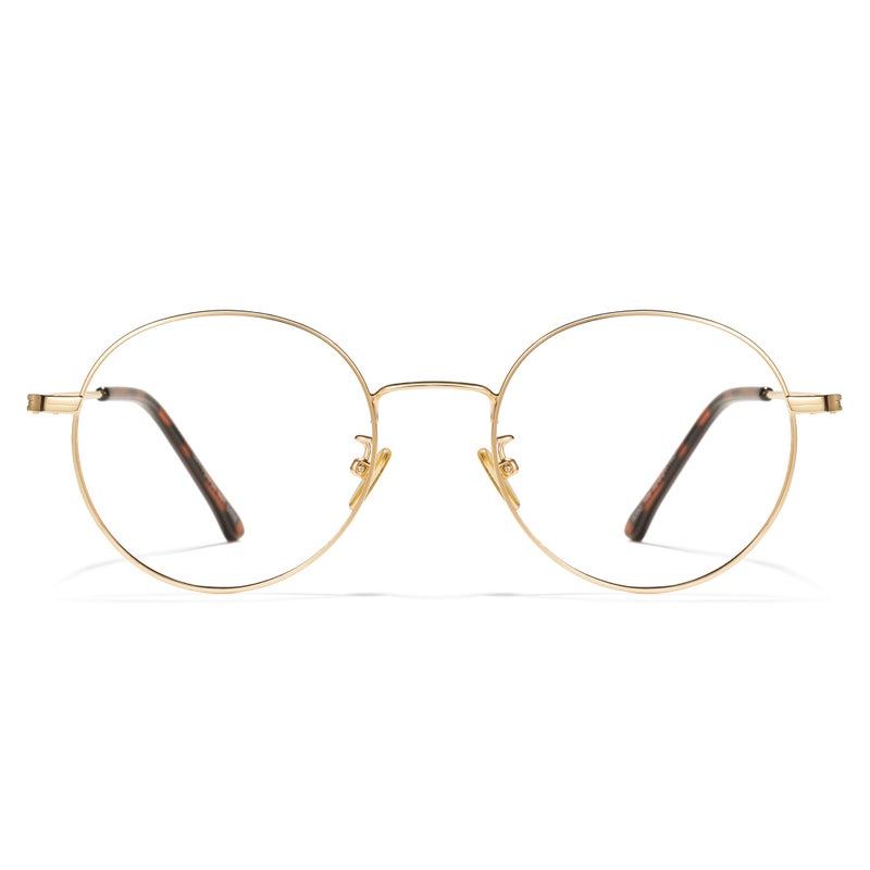 Cyxus Blue Light Glasses for Men and Women, Metal Frame Computer Eyeglasses for Office, Gaming, Reading 8090T06-US - Image 1