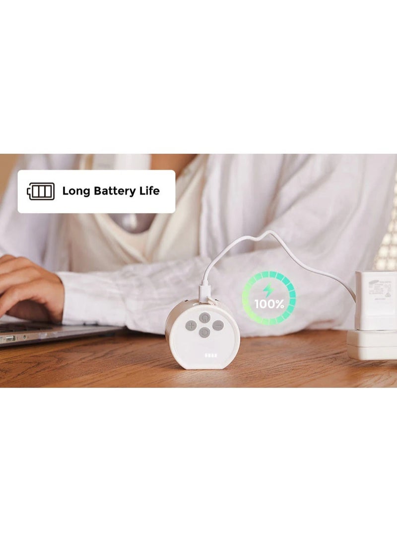 مام كوزي Momcozy S12 Pro شفاطة حليب قابلة للارتداء بدون يدين ومانعة للتسرب بختم  9 مستويات هادئة بطارية 240 دقيقة اشفطي طوال اليوم ولا تفوتي لحظة مع طفلك - Image 3