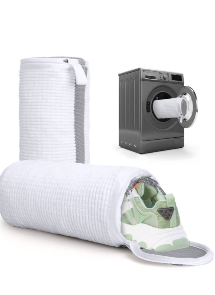 HomarKet - 2PCS Shoe Washing Bag for Washing Machine, Laundry Shoe Bag for Washer and Dryer, Reusable Shoe Washing Bag for All Shoe Types and Sizes - Image 1