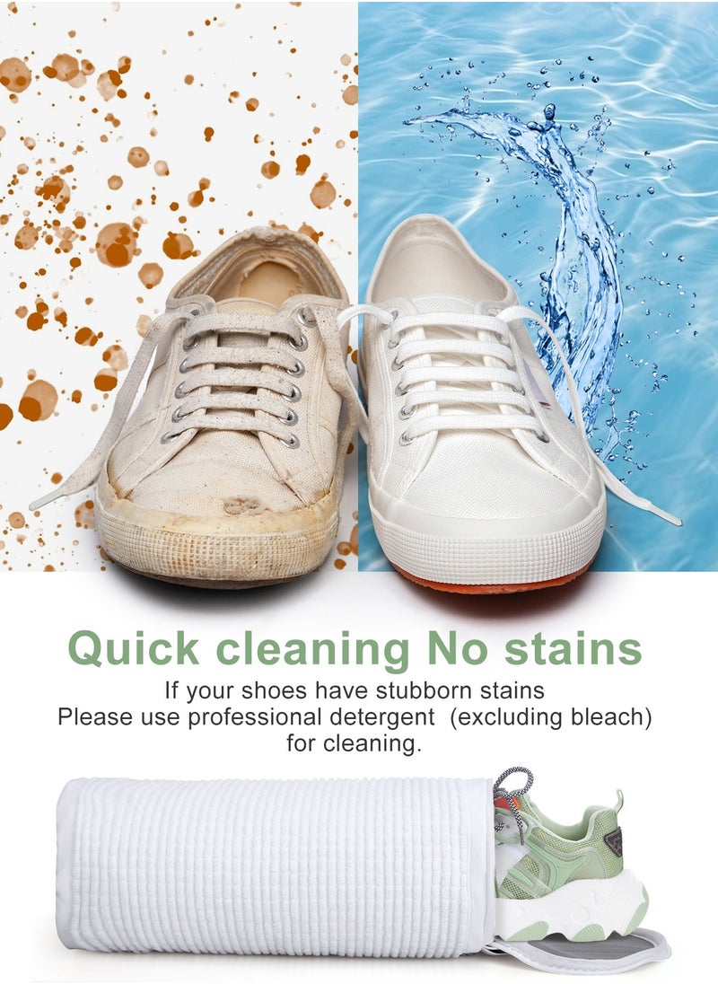 HomarKet - 2PCS Shoe Washing Bag for Washing Machine, Laundry Shoe Bag for Washer and Dryer, Reusable Shoe Washing Bag for All Shoe Types and Sizes - Image 1