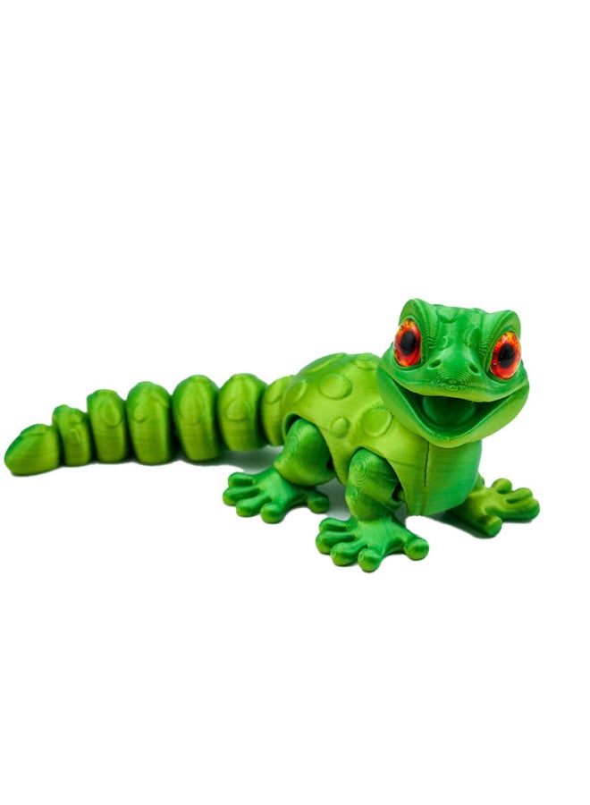 3D Printing Gecko Simulation Full Joint Movable Ornaments Toys Amazon Foreign Trade Cross-border Explosions Crafts Activities 