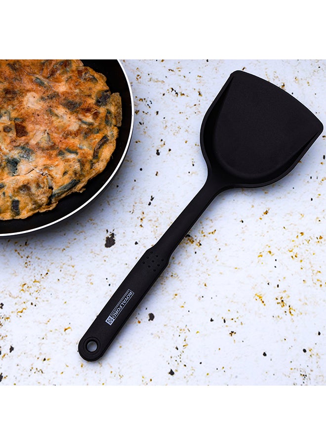 Royalford Nylon Spatula Standard = Black Black - Black - Image 5