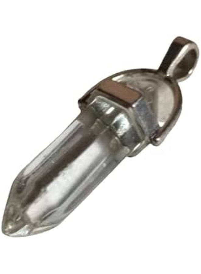 حجر كوراتز شفاف تماما دلاية سلسلة راقية مناسبة للجنسين - Image 1