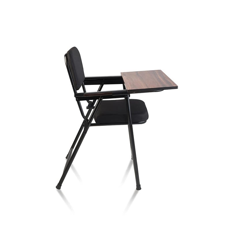 CELLBELL C62 Folding Study Chair with Cushion and Adjustable Writing Pad for All Age for Work from Home Study Tutorial College School Classroom Home Office Educational Centre Black - Image 4