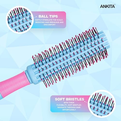 ANKITA Round Hair Brush(B61) (Color May Vary) - Image 3