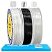 JULIMAIDONG 08mm Elastic Bracelet String Cord Crystal Stretch Bead Cord for Bracelets Jewelry Making Clear Stretchy Elastic String for Beading Transparent Thread 3 Roll08MM1MM530ft - Image 2