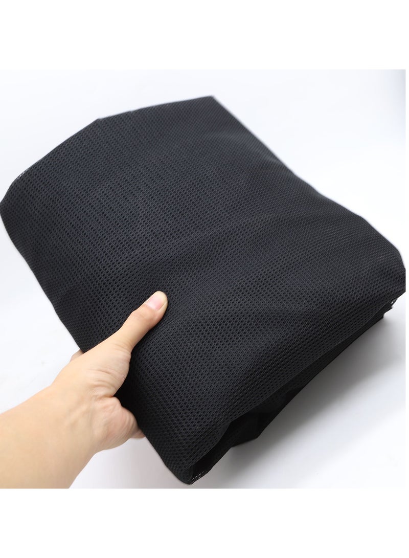 Foldable Hanging Mesh Organizer for Balls, Floats, Water Inflatable Toys & Pool Accessories - Swimming Pool Floats Large Capacity Storage Bag, Wall Hanging, Soft and Light Storage Mesh Bag for Home, Garden, Outdoor Pools, and Water Fun - Black - Image 4