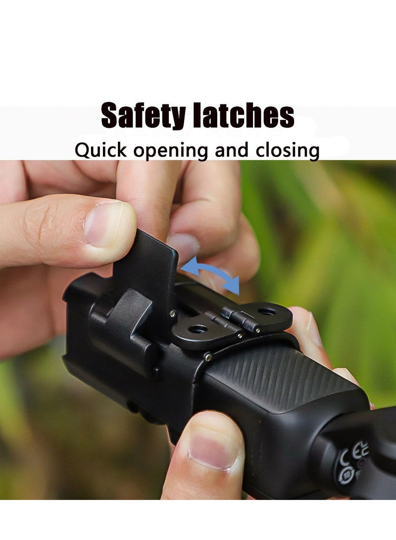 Versatile Camera Extension Adapter for DJI Osmo Pocket 3 - Includes Protective Cage, Tripod Mount, and Bike Clamp for Ultimate Flexibility - Image 4