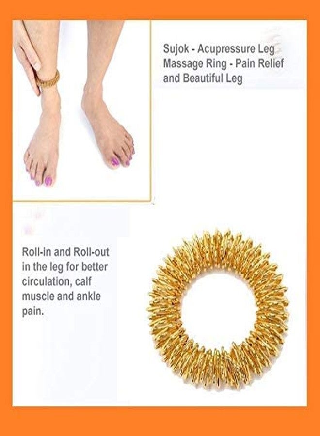 Acupunctoreum Sujok acupressure Finger Ring, Hand, Foot Massage Ring - Set of 3 - Image 2