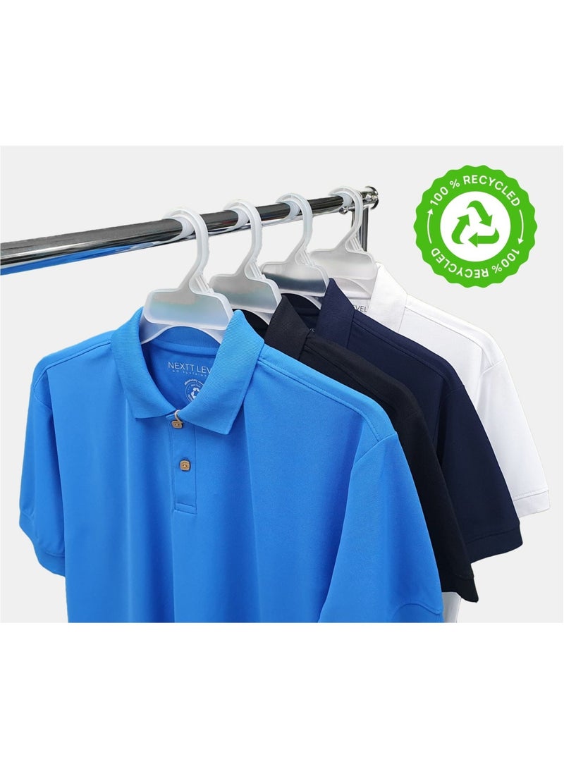 Nextt Level White Polo T-Shirts Luxuriously Soft Eco-Friendly Fashion Sustainable Style and Supreme Comfort - Image 5