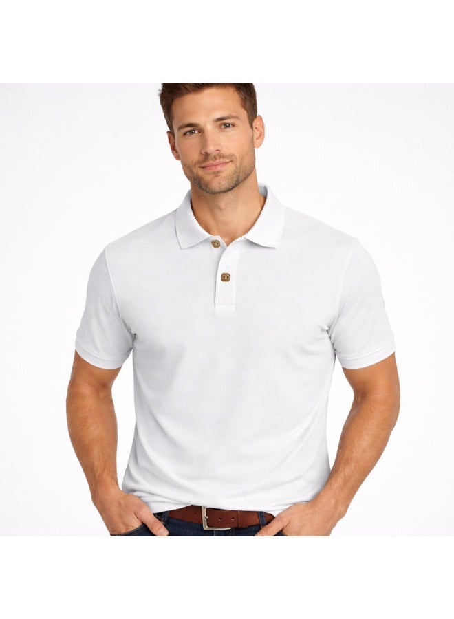 Nextt Level White Polo T-Shirts Luxuriously Soft Eco-Friendly Fashion Sustainable Style and Supreme Comfort - Image 1
