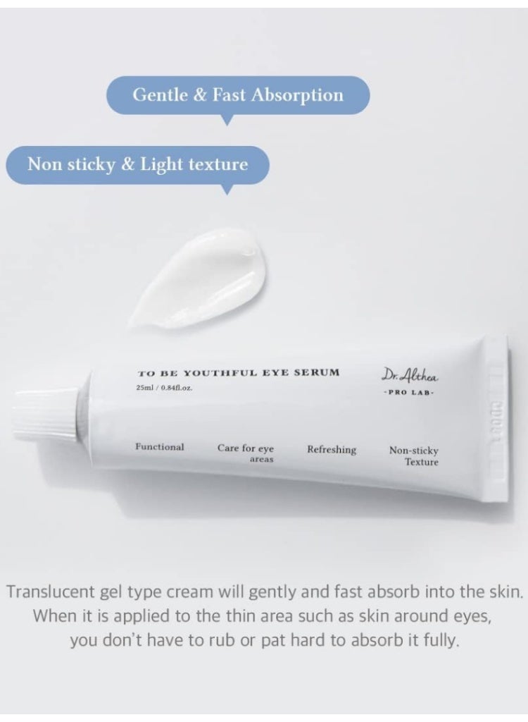 Dr.althea Under-Eye Dark Circles, Puffiness & Sensitive Skin Solution – Dr. Althea 345 Relief Cream & To Be Youthful Eye Serum Firming & Soothing Set - Image 5