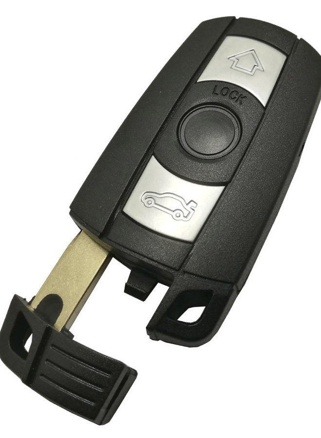 BTOZRF J-ACCES Replacement Key Fob Case Shell Fit for BMW 3 5 Series BMW X5 BMW X6 BMW Z4 Keyless Entry Remote Car Key Fob Cover Casing with Uncut Blade Blank - Image 3