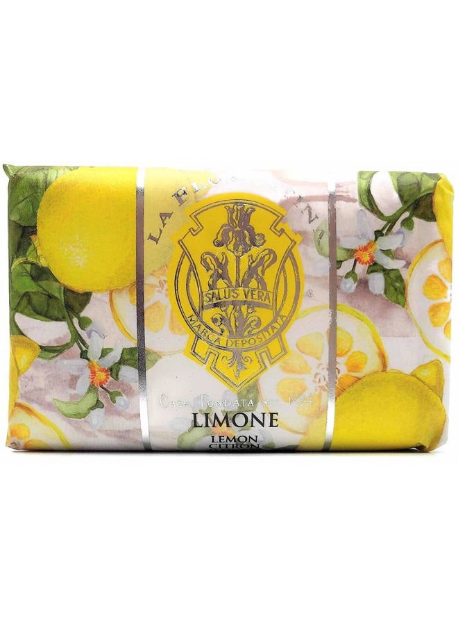 La Florentina Lemon Citron Italian Luxury Bath Soap 9.7 ounces - Image 1
