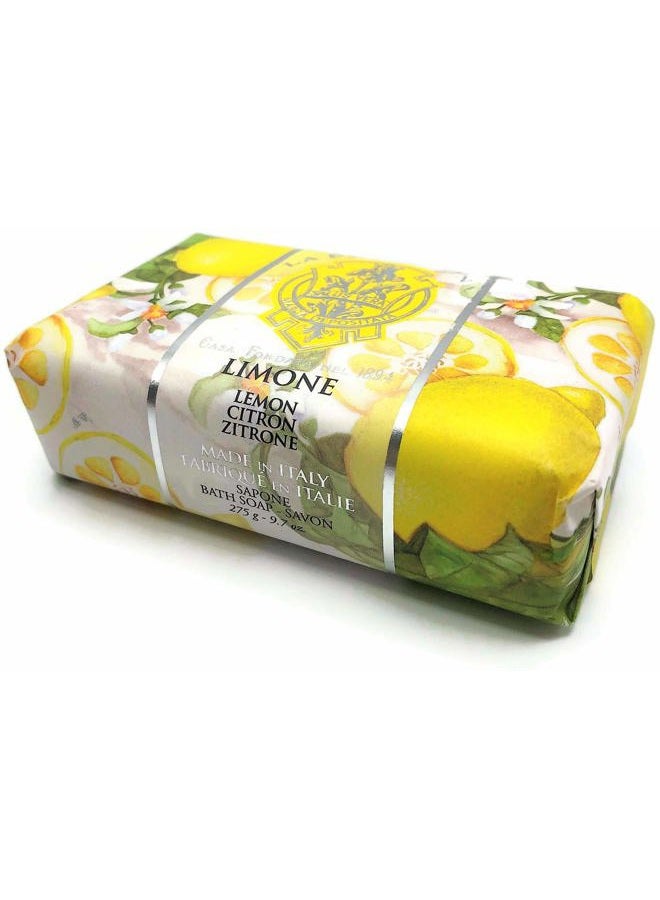 La Florentina Lemon Citron Italian Luxury Bath Soap 9.7 ounces - Image 2