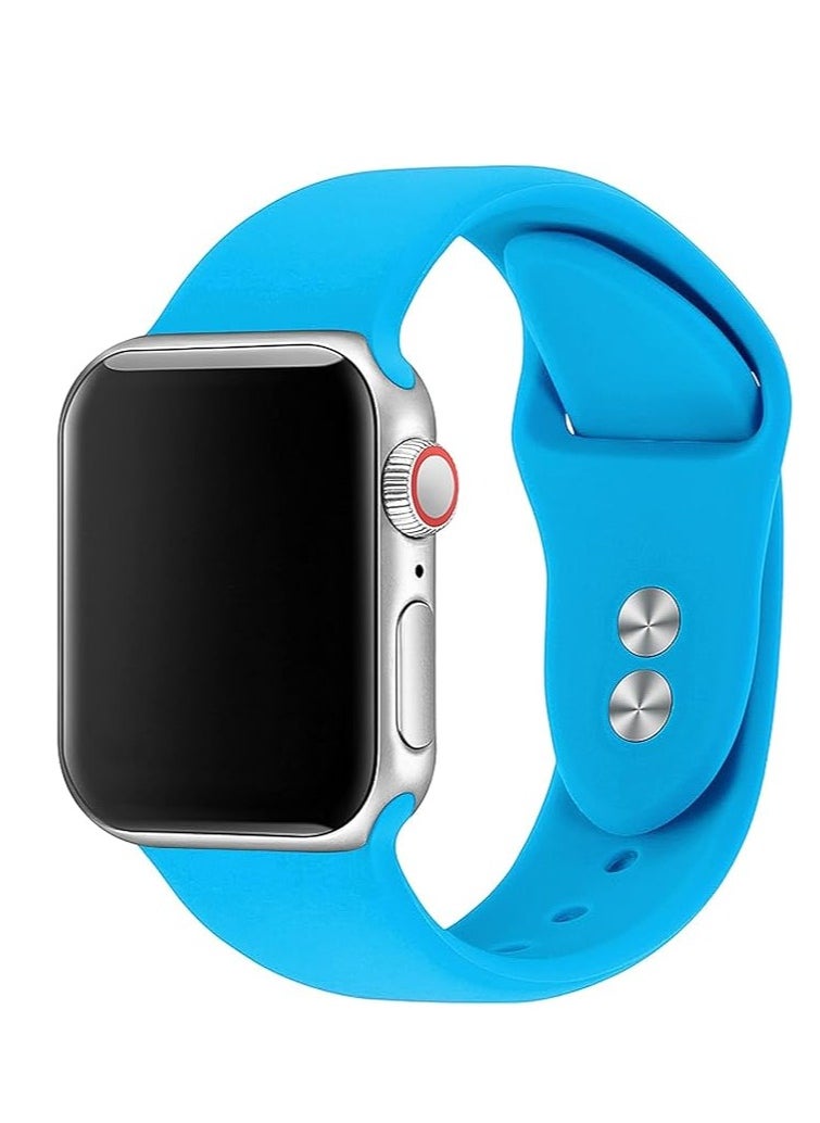 Generic - Strap Silicone Band For Apple Watch  41 mm / 40 mm/ 38 mm /   Wristband Bracelet Compatible with 41 mm / 40 mm/ 38 mm / - Image 1