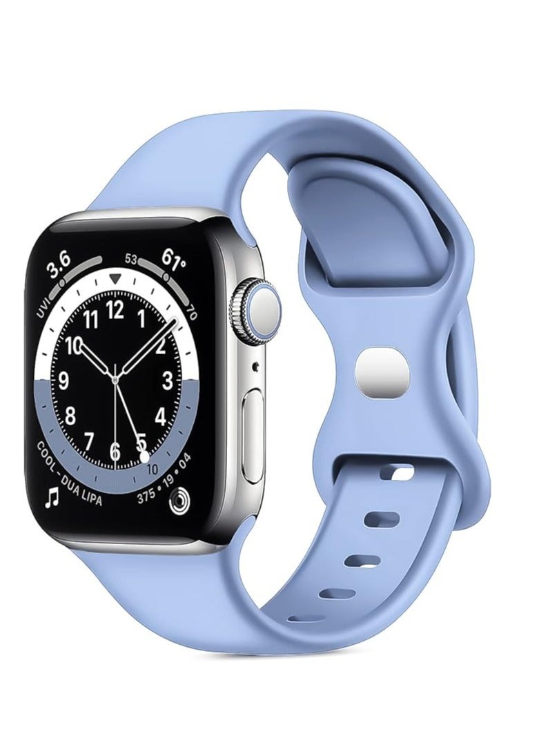 Strap Silicone Band For Apple Watch  41 mm / 40 mm/ 38 mm /   Wristband Bracelet Compatible with 41 mm / 40 mm/ 38 mm / - Image 1