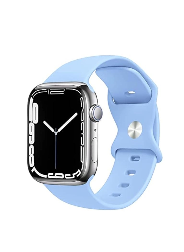 Generic - Strap Silicone Band For Apple Watch  41 mm / 40 mm/ 38 mm /   Wristband Bracelet Compatible with 41 mm / 40 mm/ 38 mm / - Image 1