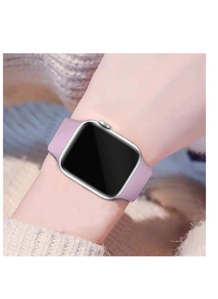 Generic - Strap Silicone Band For Apple Watch  41 mm / 40 mm/ 38 mm /   Wristband Bracelet Compatible with 41 mm / 40 mm/ 38 mm / - Image 1