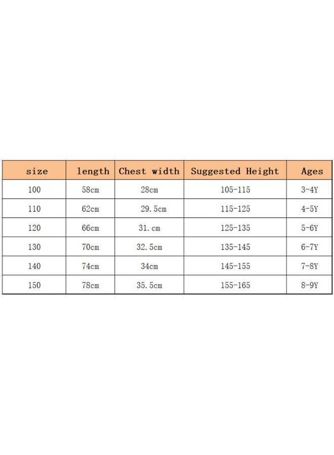 general labubu forest elf cartoon print big children's bow vest dress is the best gift for family and friends - Image 4