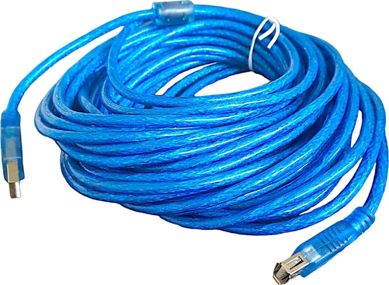 Navidata 10 Meters USB Extension Cable USB 2.0 Female to Male Extension Cable 10M - Image 1