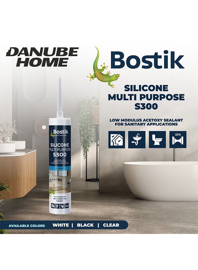 DANUBE HOME Bostik 280Ml High-Performance Adhesive Sealant – Multipurpose, Strong Bonding, Waterproof Glue for Home, Construction, Repairs, DIY Projects, Fast Drying & Durable Clear - Image 2