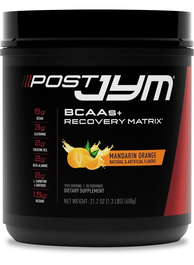 Health & Household - Post Jym Active Matrix - Post-Workout With Bcaa'S, Glutamine, Creatine Hcl, Beta-Alanine, And More | Jym Supplement Science | Mandarin Orange Flavor, 30 Servings, 1.3 Pound (Pack Of 1) - Image 1