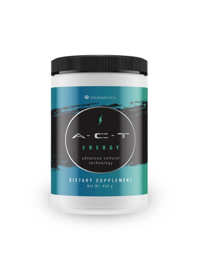 youngevity 1 علبة مشروب الطاقة الطبيعي الصحي A.C.T. من Youngevity (يشحن إلى جميع أنحاء العالم) الوزن الصافي 450 جرام، 40 سعرة حرارية - Image 1