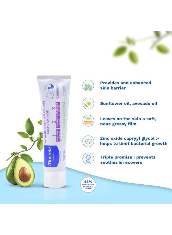 erorex Vitamin Barrier Cream for Baby Diaper Change, 50ml - Prevents, Soothes and Recovers Skin Discomfort 98% Natural Ingredients - Image 2